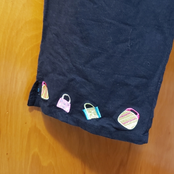 QUACKER FACTORY Linen Blend 2 Pc Set with Shopping Bags Embroidery Sz XL - Picture 2 of 16